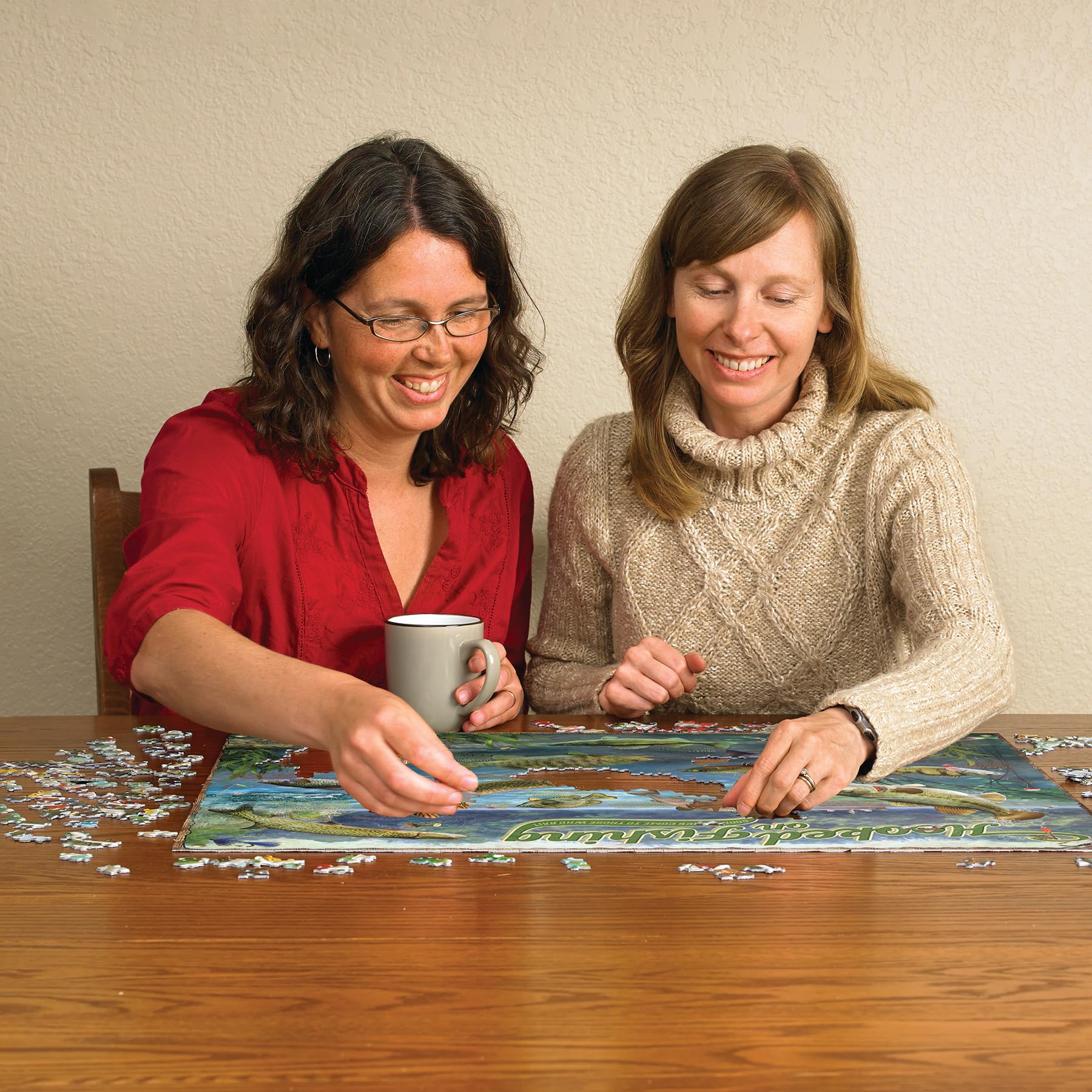 Cobble Hill 1000 Teile Puzzle – Brook Trout – Inkl. Poster