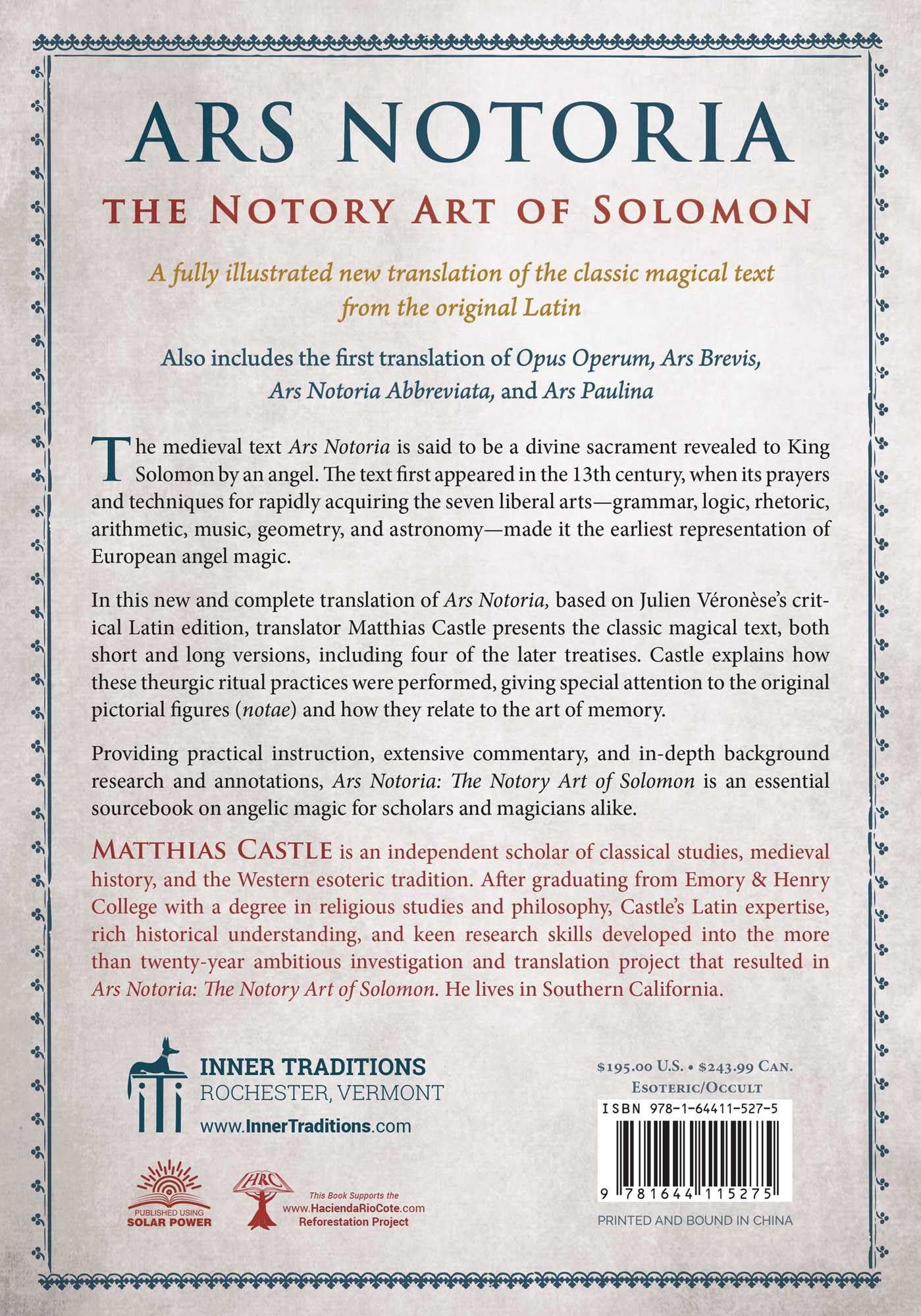 Ars Notoria: The Notory Art of Solomon: A Medieval Treatise on Angelic Magic and the Art of Memory