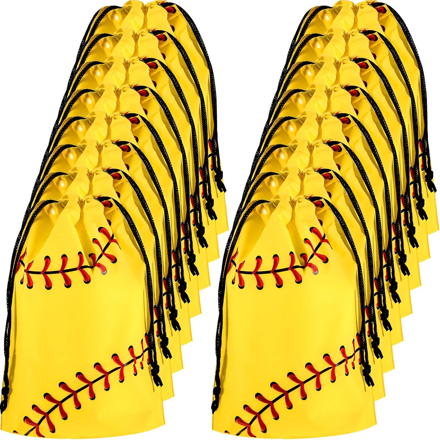 Amazon.com: Silkfly 50 Pack Softball Snack Drawstring Bags Small Snack ...