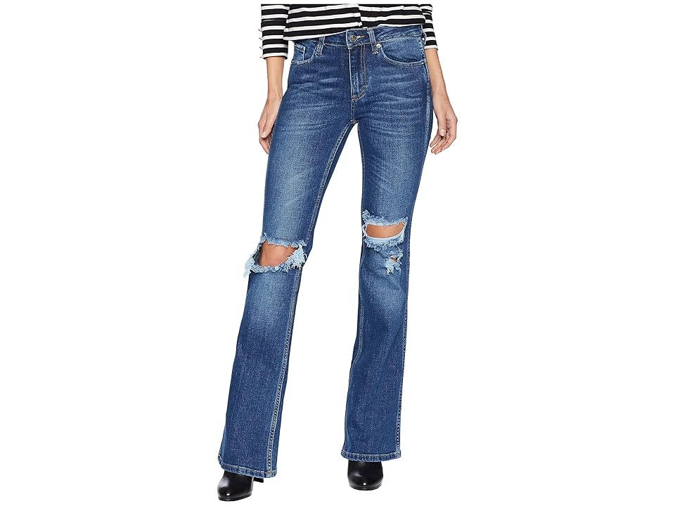 

Free People Jeans Authentic Flare (Blue) Women's Jeans