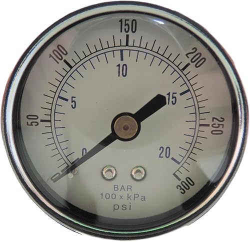 Miniatura 6 de Regulador de presión de aire comprimido en línea de servicio pesado para compresor de aire, ajustable de 7 a 215 PSI, alta tasa de flujo, soporte de