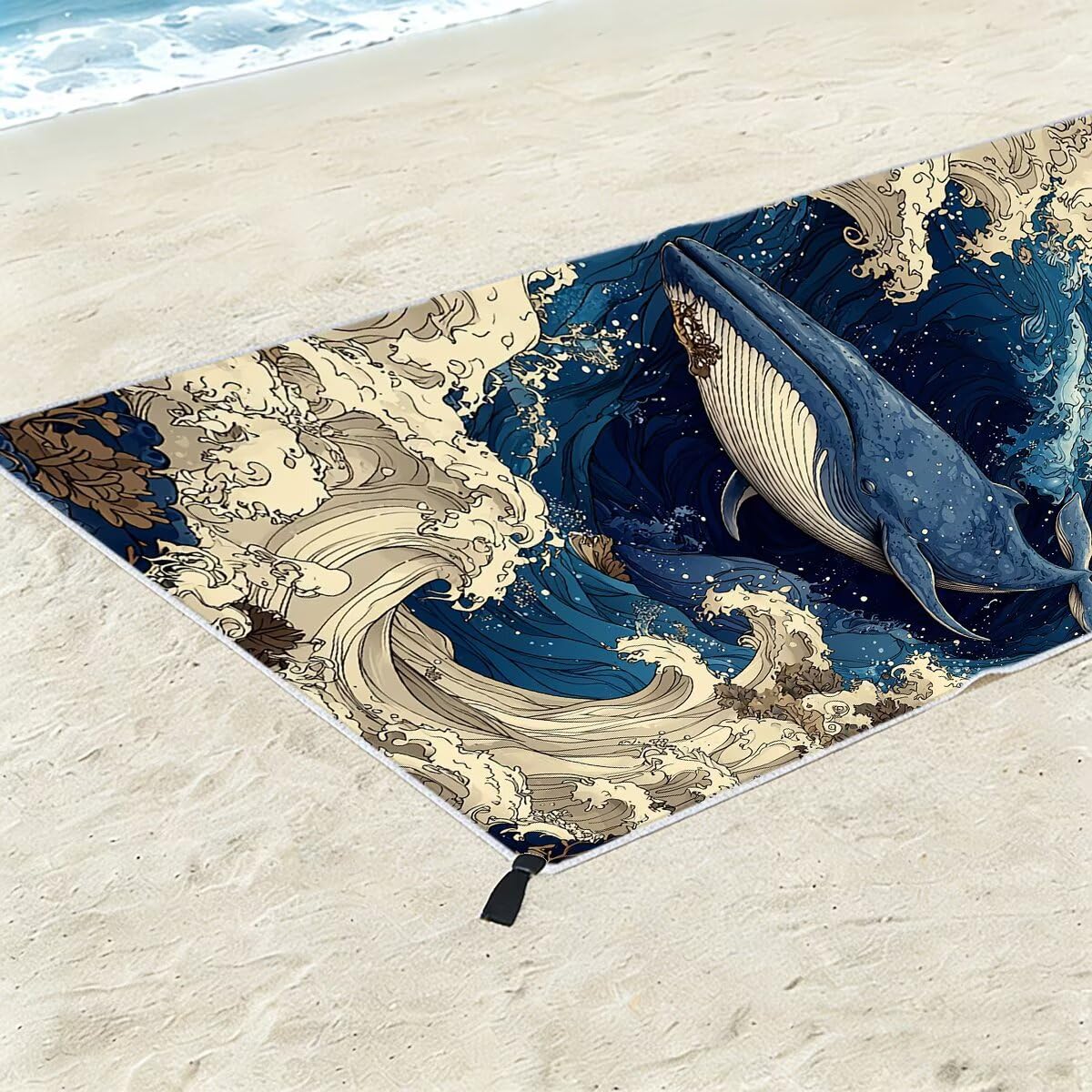 Ręcznik plażowy XXL, 100 x 200 cm, zestaw 2 szt., ręcznik do sauny, ręcznik z mikrofibry, szybkoschnący, sportowy ręcznik do studia fitness, lekki ręcznik kąpielowy, duży, bez piasku, na prezent dla