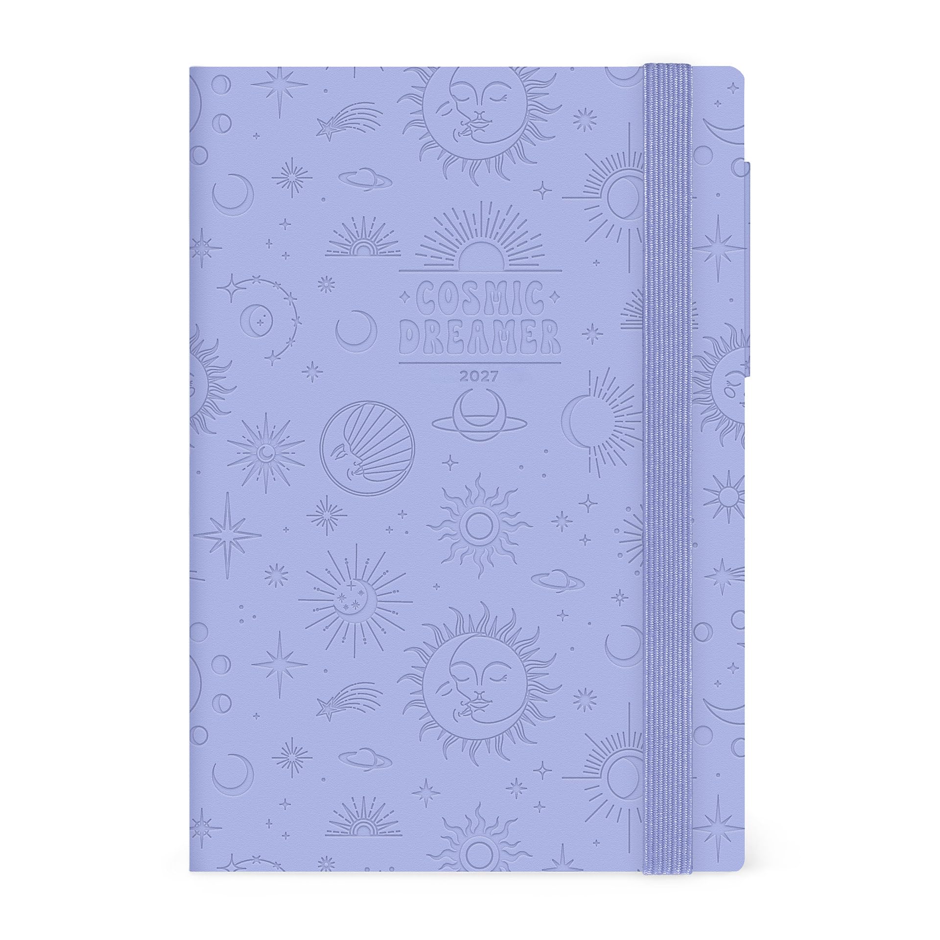 Legami Medium 2027 Cosmic Lilac Daily Planner 12 Months 12 x 18 cm