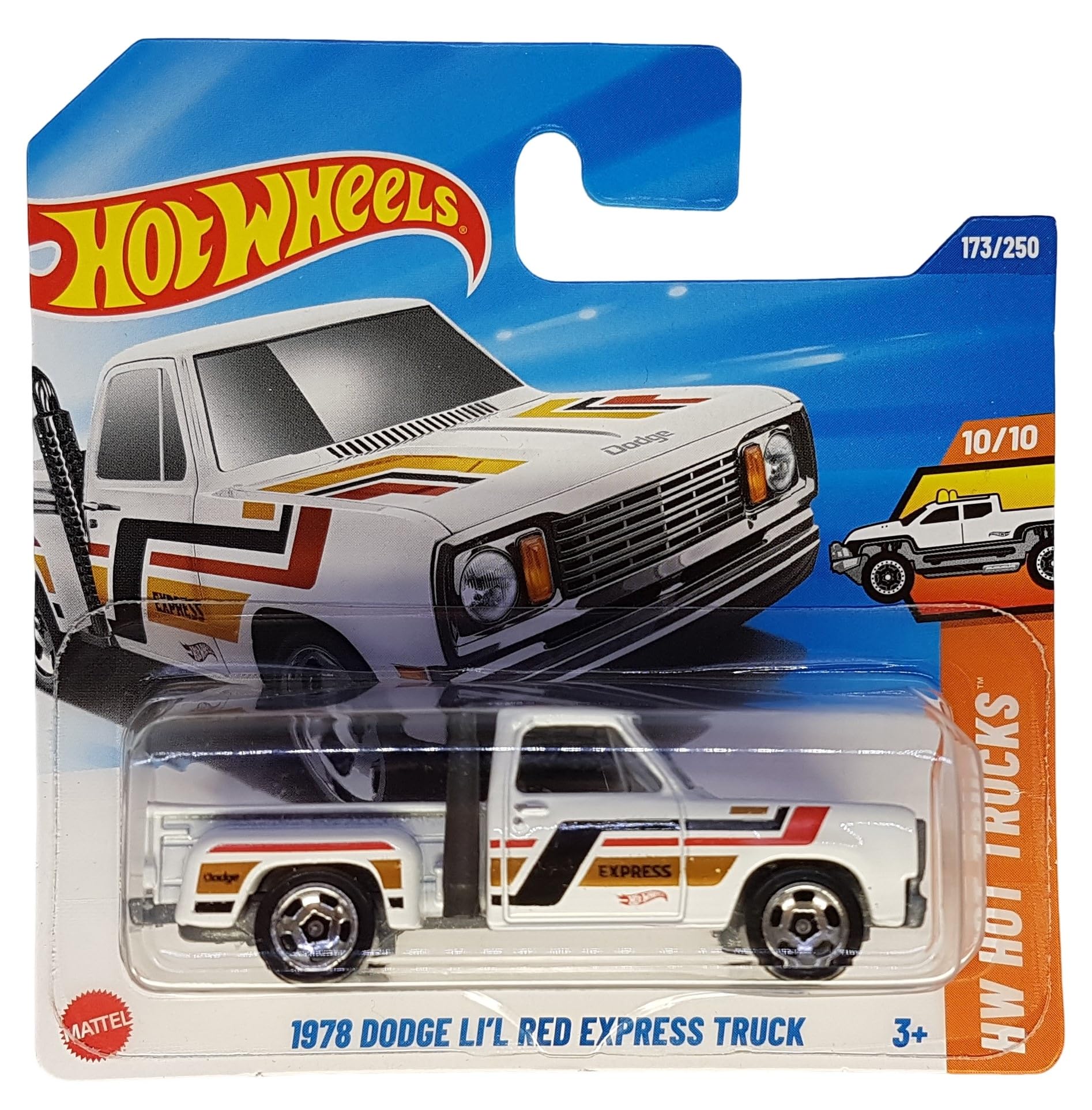 Hot Wheels - 1978 Dodge Li´l Red Express Truck - HW Hot Trucks 10/10 - JBB03 - Short Card - Pickup - Mattel 2025-1:64