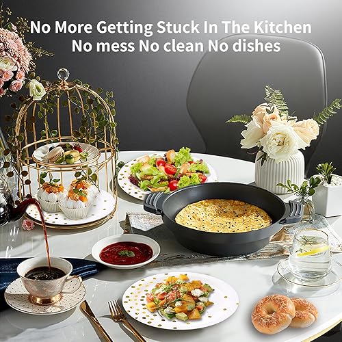 Miniatura 6 de White Gold Paper Plates and Napkins Set-25 x 7'' Dessert Plates & 25 x 6.5'' Napkins & 25 x 6.3'' Forks,White Party Supplies for