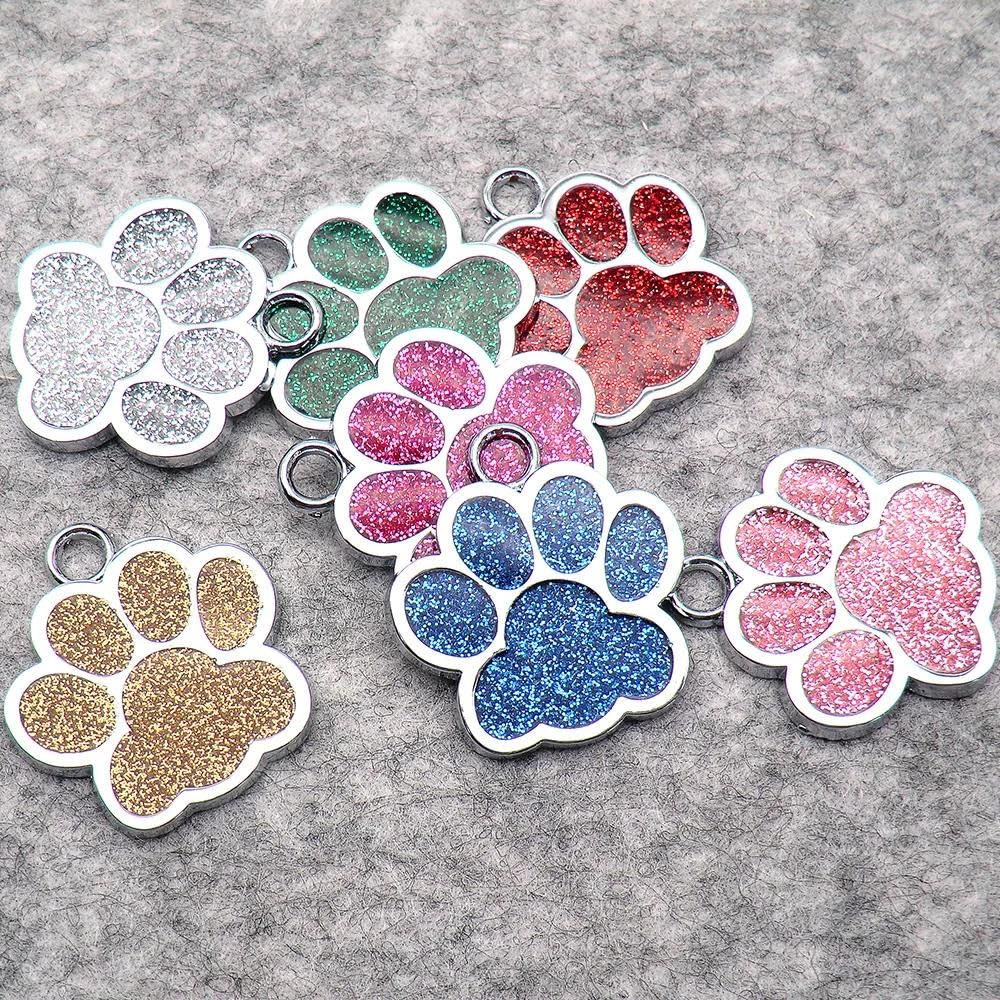 Venta Al Por Mayor, 100 Uds., Colgante Personalizado Con Etiqueta Para Perro Y Gato, Etiqueta Para Perro En Blanco, Placa De Identificación Para Perro, Placa De Identificación Grabable Para Mas