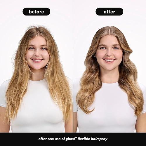 Miniatura 6 de VERB Ghost - Laca flexible para el cabello, fijación media sin peso, infundida con aceite de moringa, antiencrespamiento + promueve el brillo