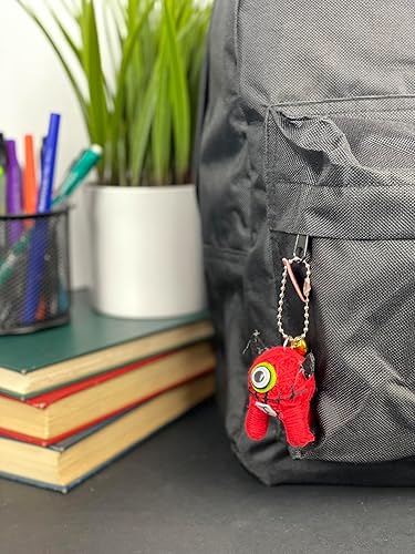 Miniatura 3 de Watchover Voodoo Llavero de cíclope de 3 pulgadas, regalo hecho a mano para traer buena suerte y positividad dondequiera que vayas