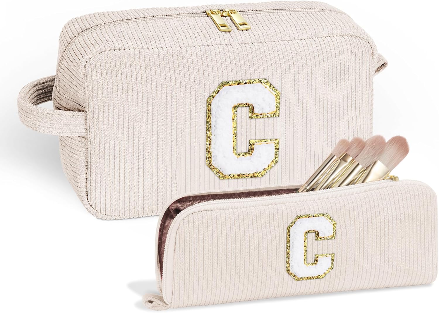 YOOLIFE 2 Small Make Up Bag Makeup Pouch Travel Makeup