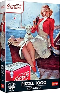 Comprar Trefl Premium Plus Quality - Puzzle Coca-Cola: Es Hora de un Descanso: 1000 Piezas, Serie Motivos atemporales, Encaje Piezas, para Adultos y niños a Partir de 14 años
