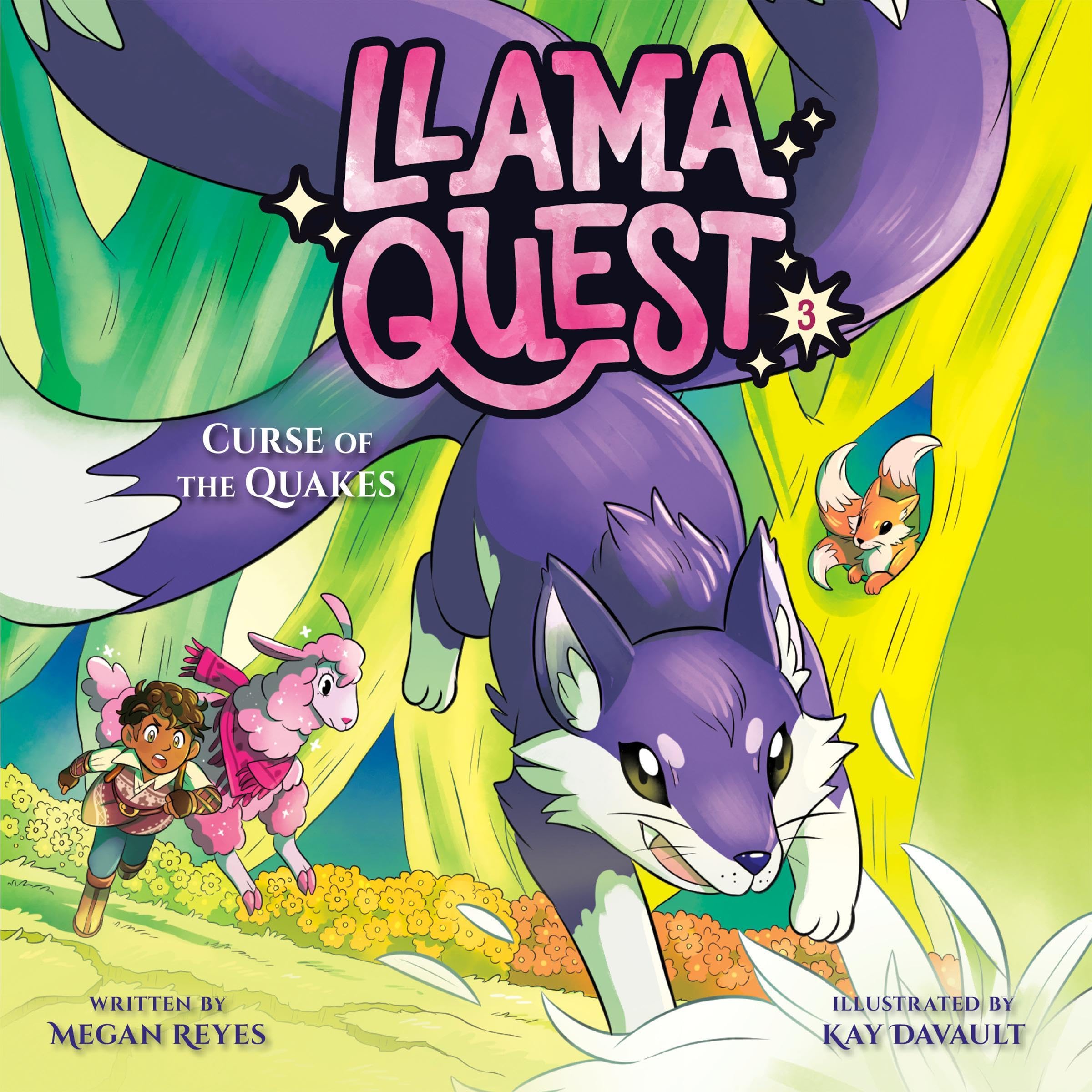 Cover art for Llama Quest #3: Curse of the Quakes