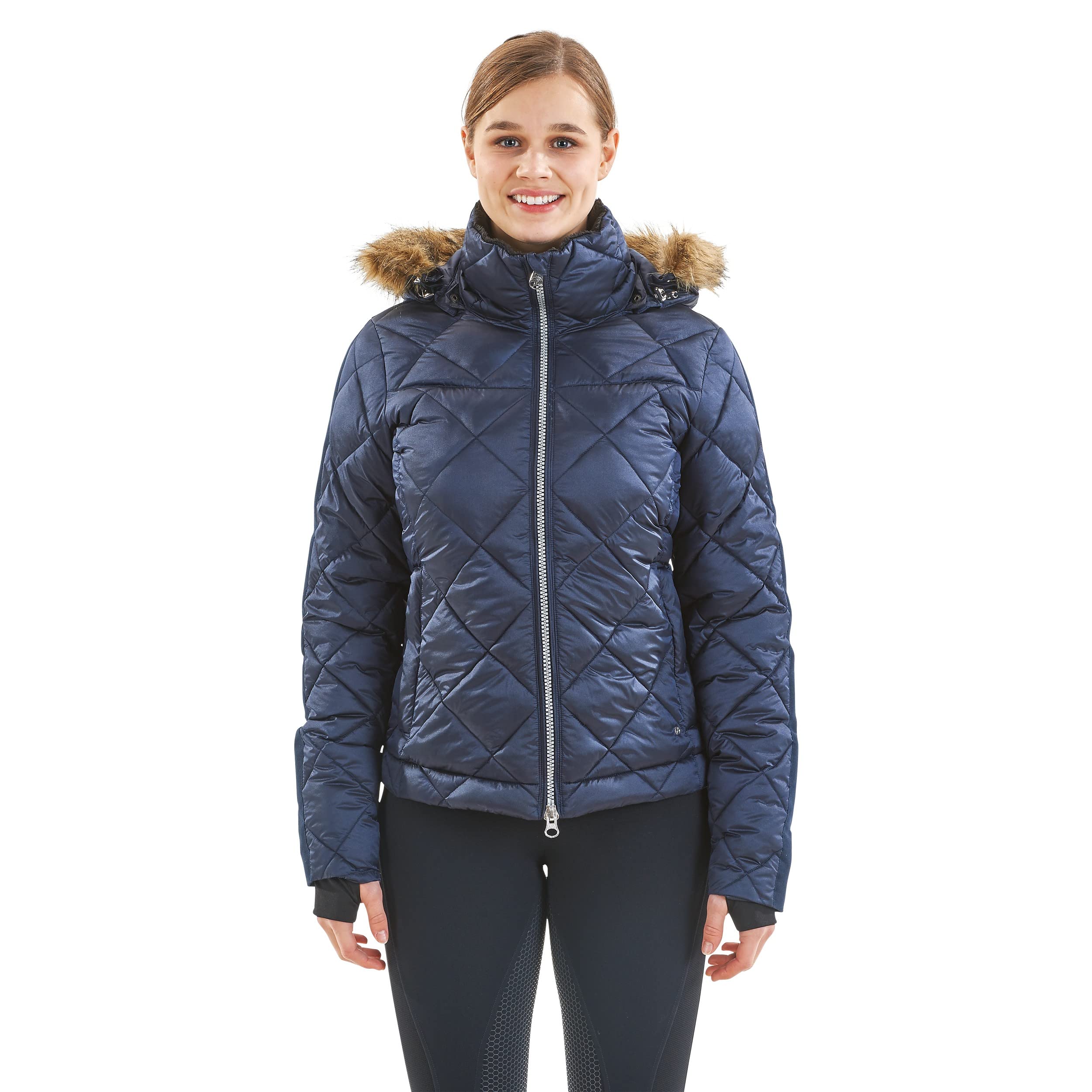 Busse - Giacca invernale da equitazione Briana Navy