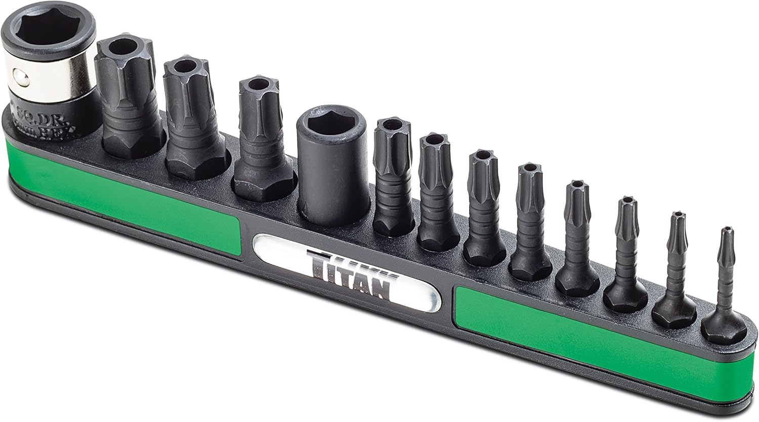 Titan 16039 13-Piece Tamper Resistant Impact Grade Star Bit Set