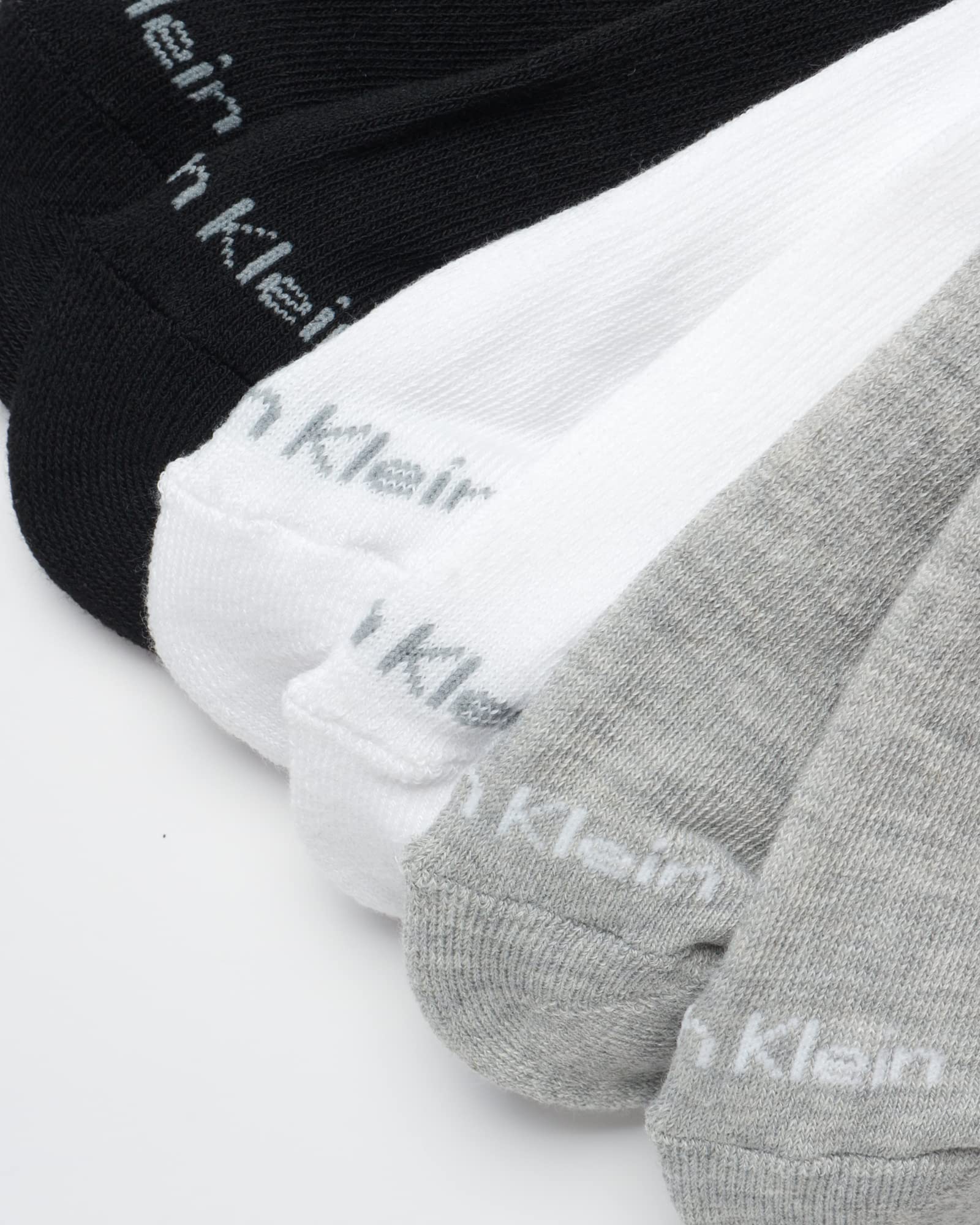 Calvin Klein Calcetines deportivos acolchados para mujer (paquete de 6)
