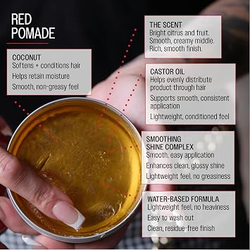REUZEL Red Pomade Medium Hold High Shine 95g
