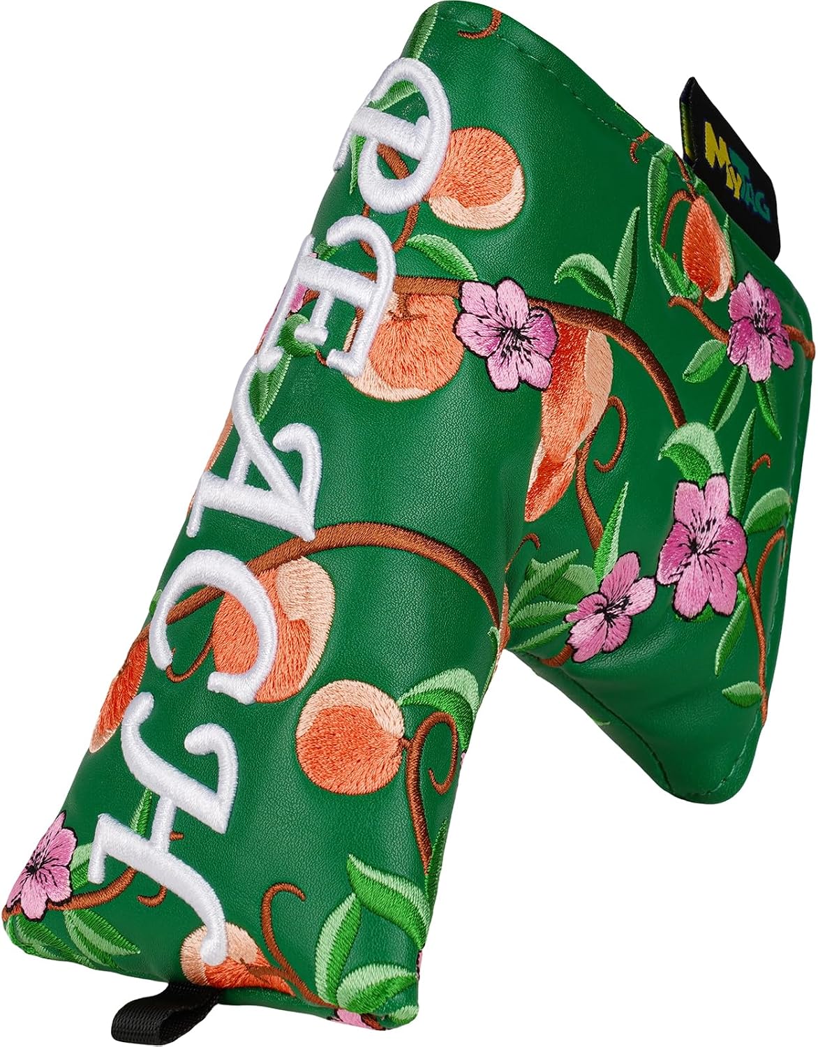 Floral Blade Putter Cover for Men Women, Magnetic Golf Putter Headcover image 3