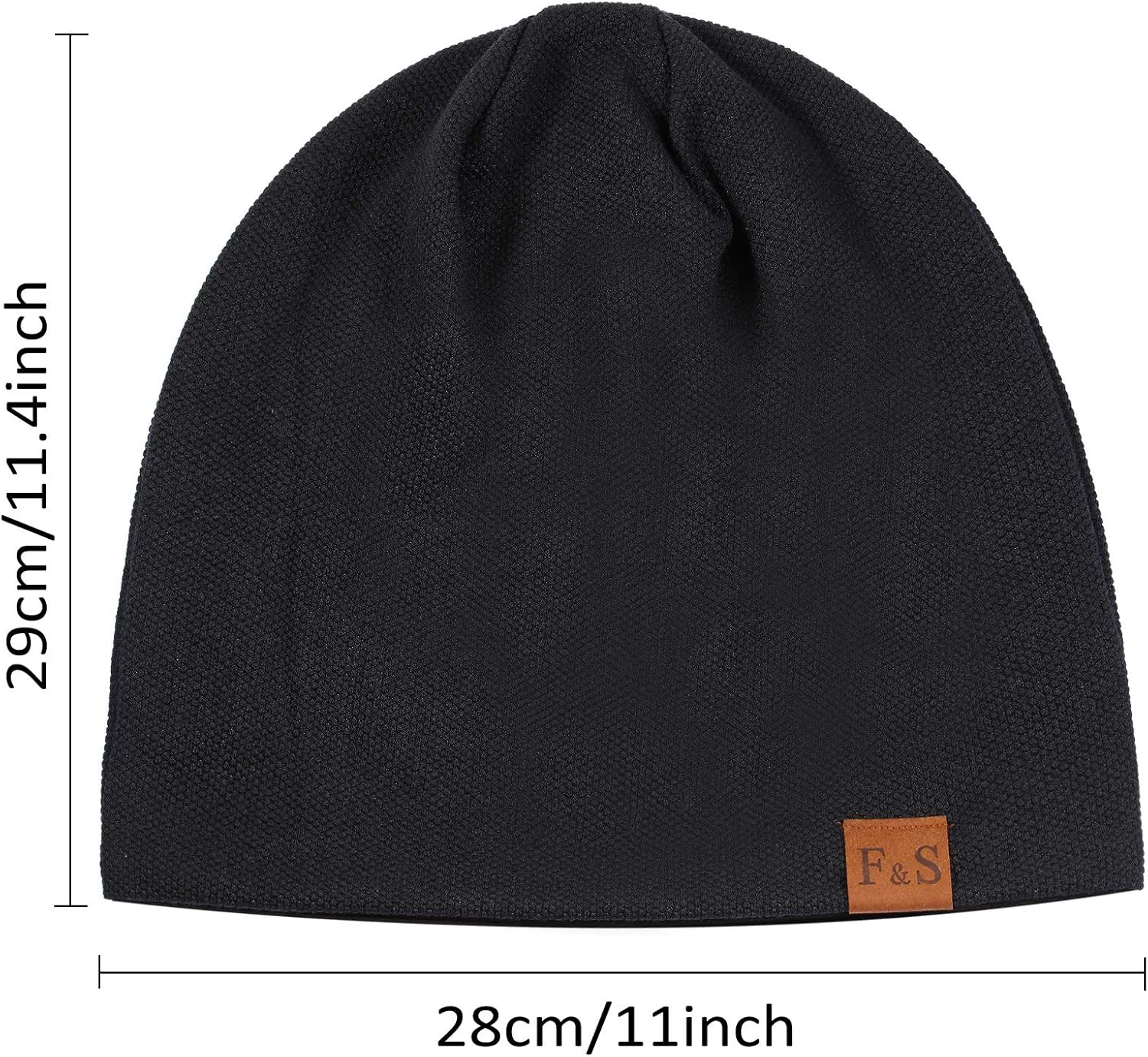 Syhood 4 Pieces Slouchy Beanie Hat Winter Oversized Skull Winter Cap Warm Knitted Hat for Men Women Accessories - Image 2