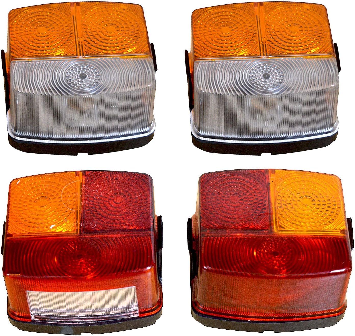 12V Rücklicht und Blinker mit Metallgehäuse – kompatibel mitJohn Deere, IH, Deutz-Fahr 3223263R91, 83873C1, AL67208-11001103A11001203