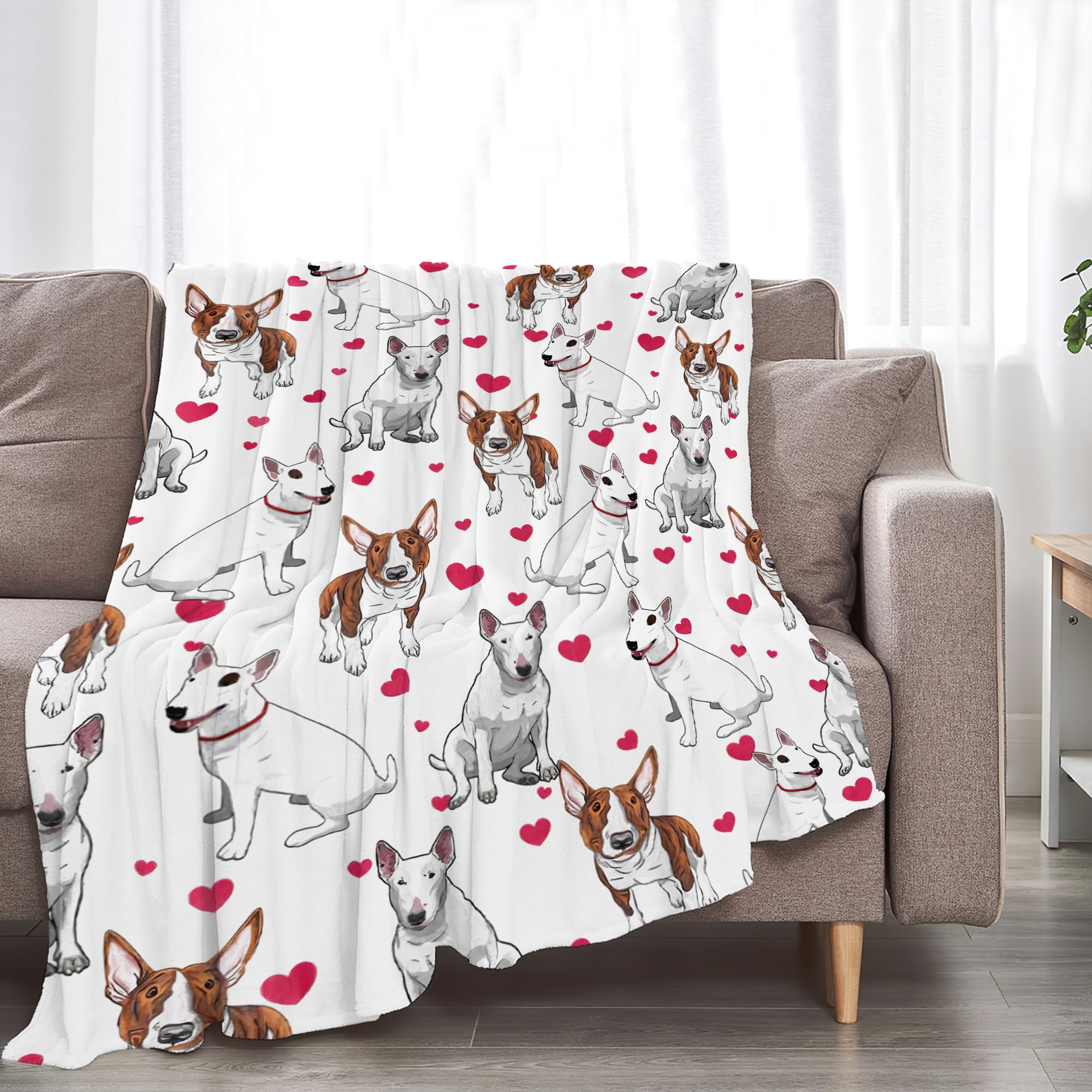 Bullterrier-Flanell-Decke – Kuschelig, Personalisiert & Das Perfekte Geschenk Für Hundeliebhaber