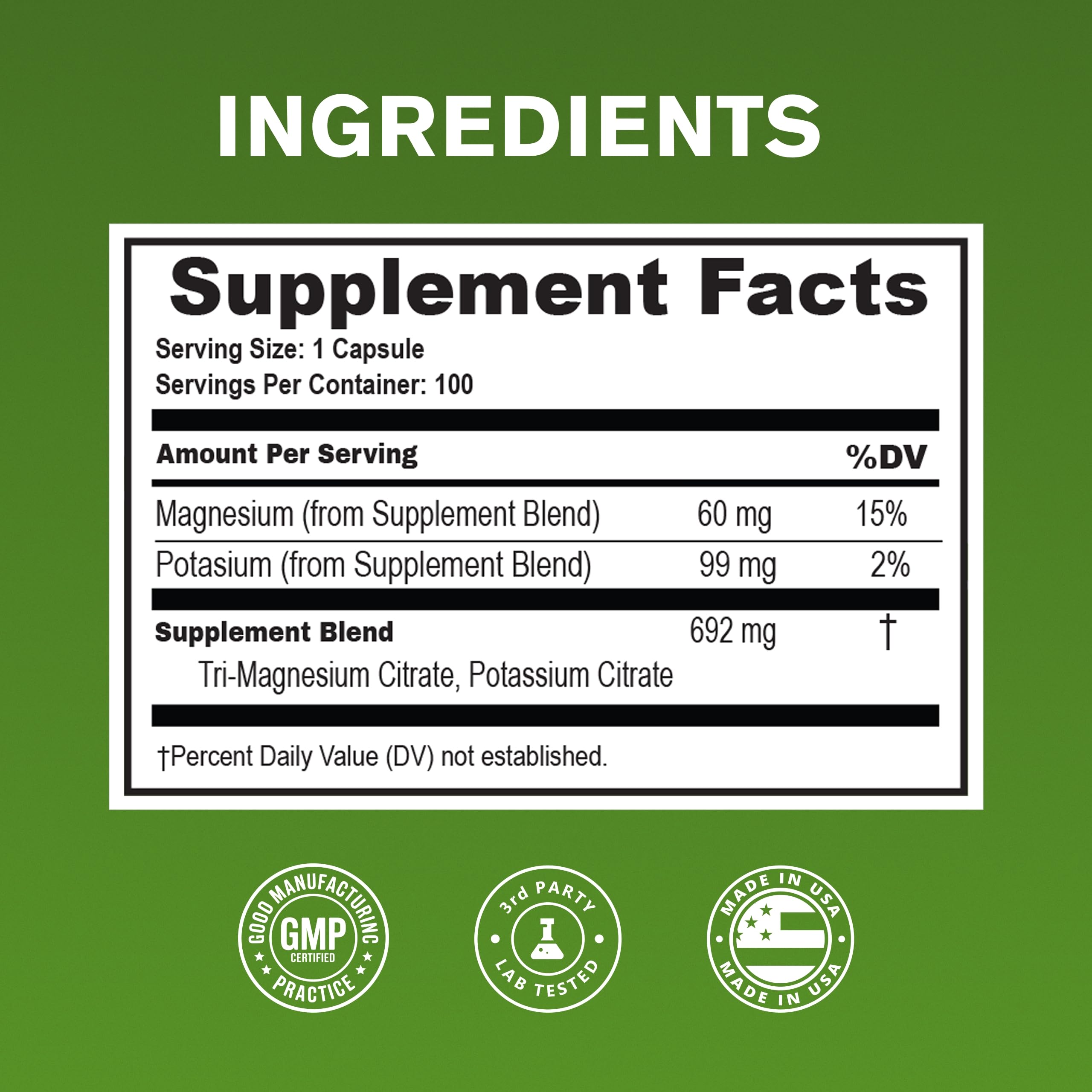 NaturalSlim MagicMag C Magnesium Citrate Capsules, 100 Count — Amazon image 7