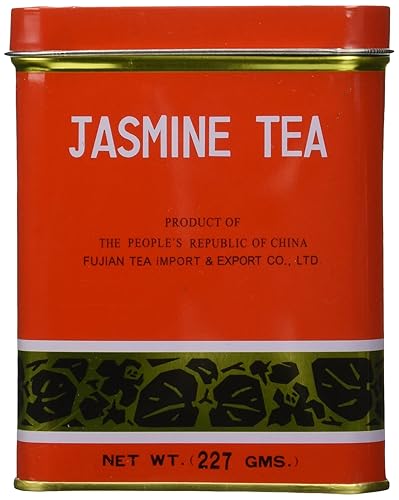 Té de jazmín de girasol 0.5LB (8.01 oz) Lata roja