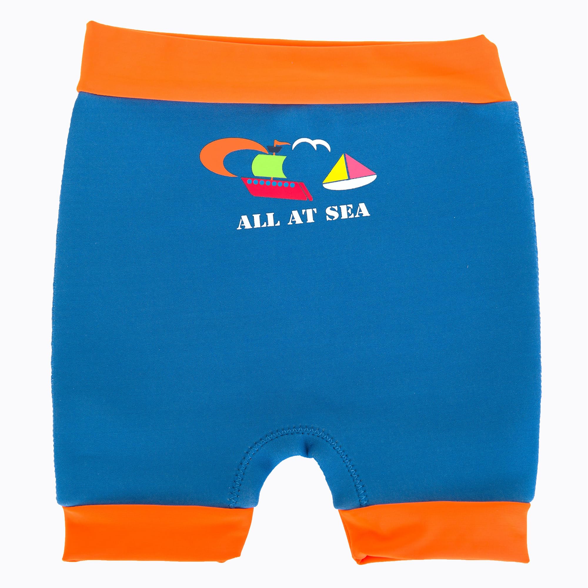 SwimBest Swim Nappy/Shorts - Soft Snug Fitting Swim Nappy, Ages 3-24 Months (All at Sea, 3-6 mths (Pack of 1))