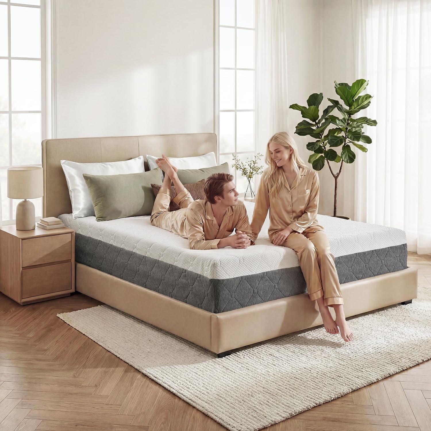 Glendan Extra Firm Mattress Twin XL 12-Inch