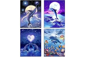 Muzagroo Dolphins Diamond Painting Kits