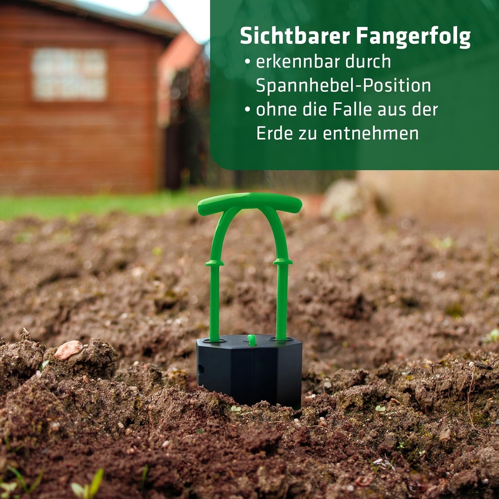GARDIGO® Wühlmausfalle Komplettpaket | 4er Set Wühlmausfallen mit Lochstanze und Lochfinder | Wühlmaus vertreiben durch Wiederverwendbare Fallen für den Garten | Wühlmausschreck
