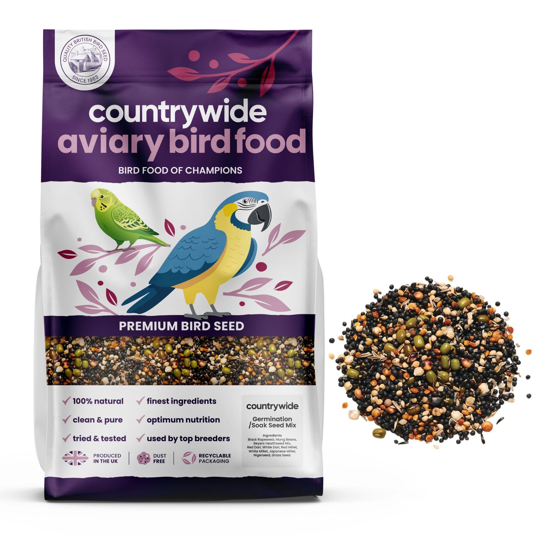 Willsbridge Germination/Soak Seed Mix Bird Food
