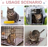 Vista 6 de Tudomro 8 Piezas Mantas Absorbentes y Lavables para Conejillo de Indias, Ropa de Cama de Vellón Animal, Forros para Jaula, Impermeables