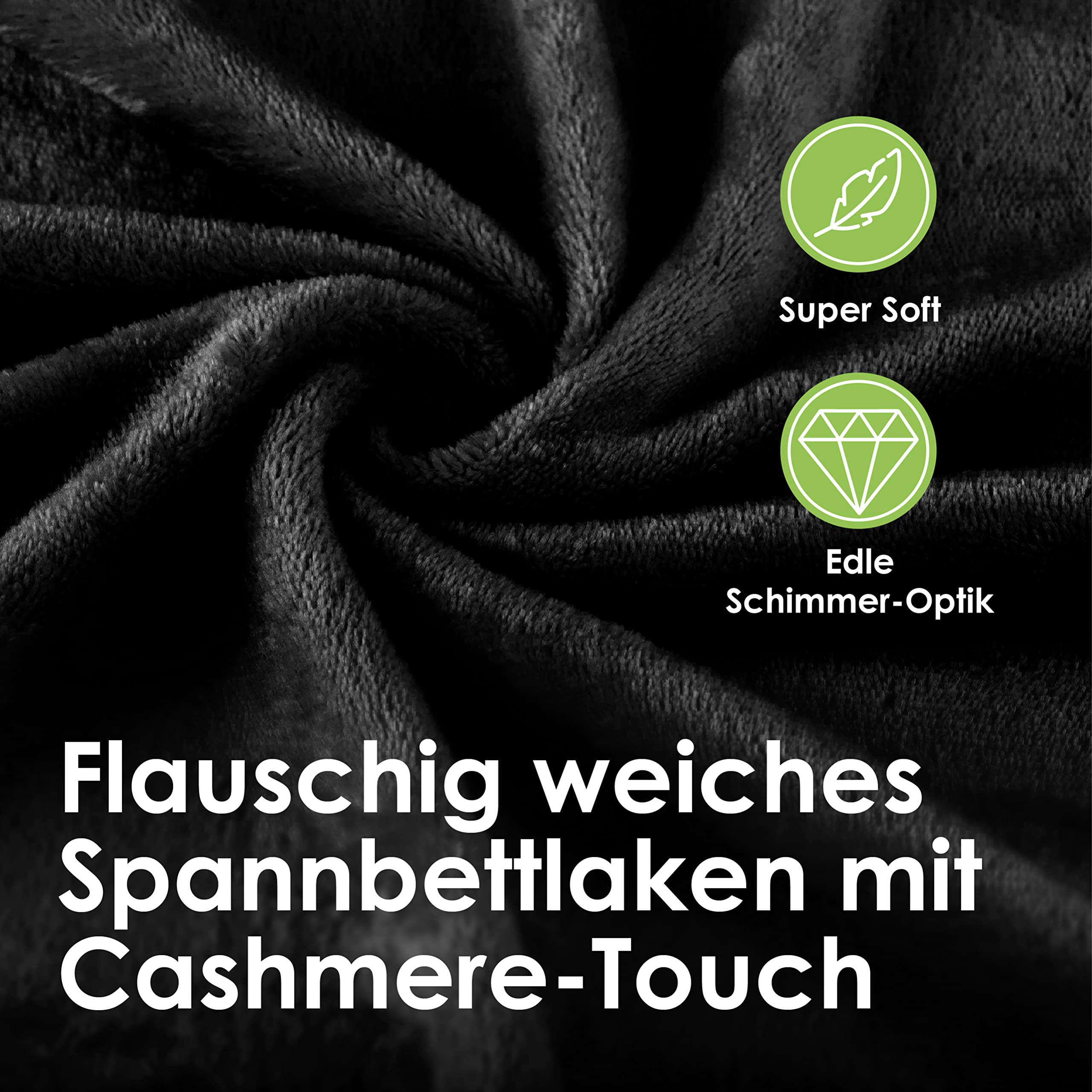 Heimtexland Lenzuolo Con Angoli In Microfibra Cashmere Touch 180x200 Cm - Grigio, Morbido E Traspirante - 4