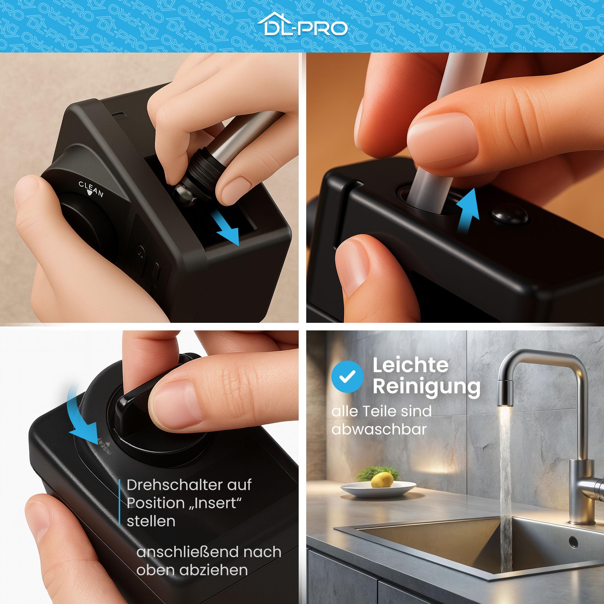 Caraffa Latte Per Macchine Caffè DeLonghi ECAM - Ricambio Completo Con Spazzola Di Pulizia - Foto 4