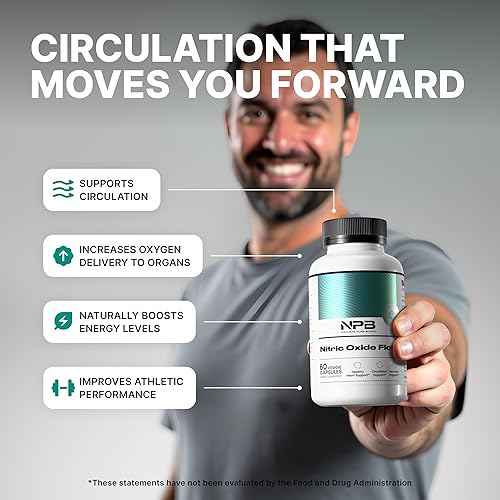 Miniatura 4 de Suplemento de óxido nítrico Natures Pure Blend - L-Arginina - Soporte de presión arterial - 1500 MG - Óxido nítrico - Potenciador de óxido nítrico -