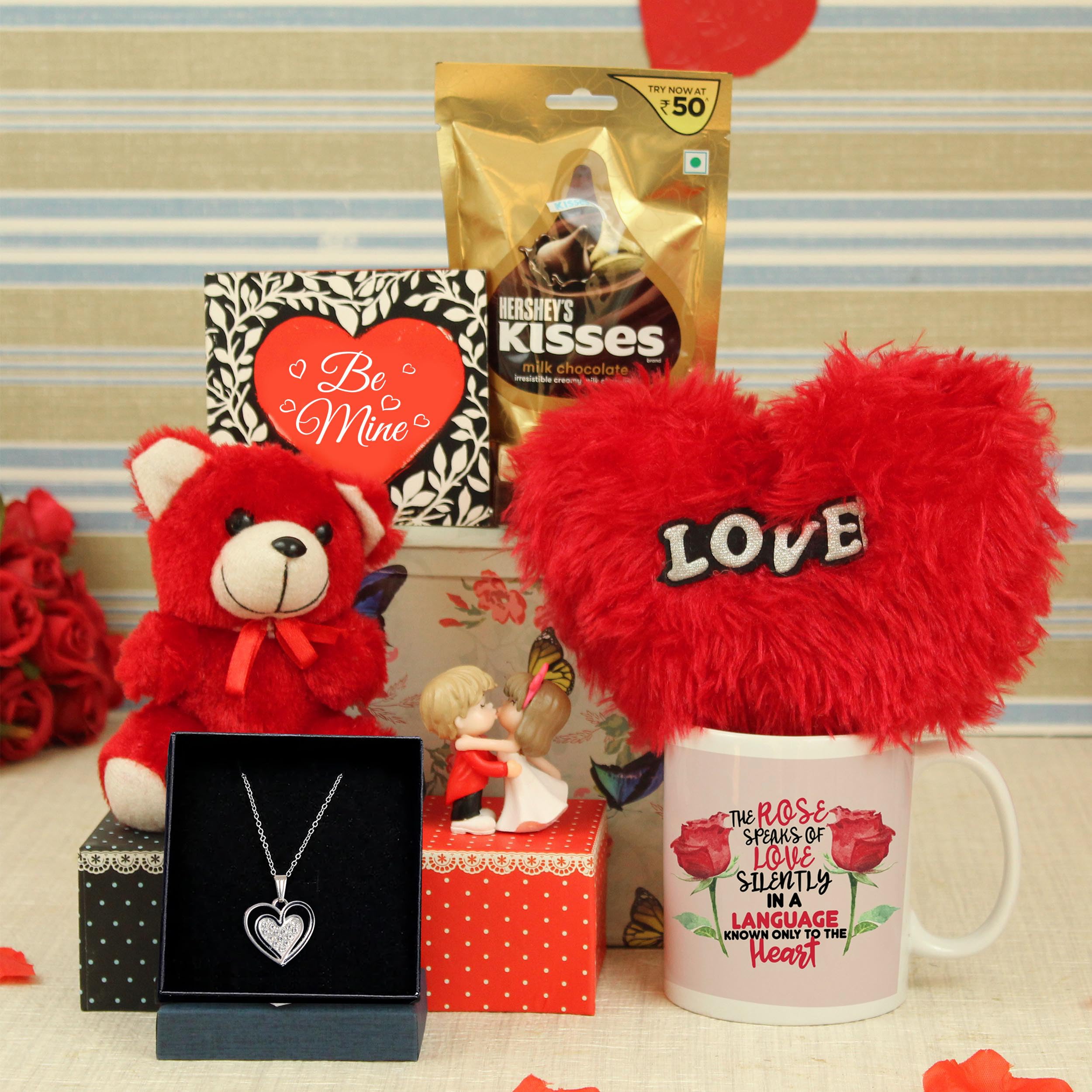 See full amazon price history chart for TIED RIBBONS Gift Hamper For Girlfriend Wife Girls Women Birthday Wedding Anniversary-Teddy Bear, Card, Heart Cushion, Mini Couple, Pendant, Mug And Chocolates,200 Grams TIED RIBBONS Gift Hamper For Girlfriend Wife Girls Women Birthday Wedding Anniversary-Teddy Bear, Card, Heart Cushion, Mini Couple, Pendant, Mug And Chocolates,200 Grams (B0CRP9L6LC) Amazon Price History, Amazon Price Tracker