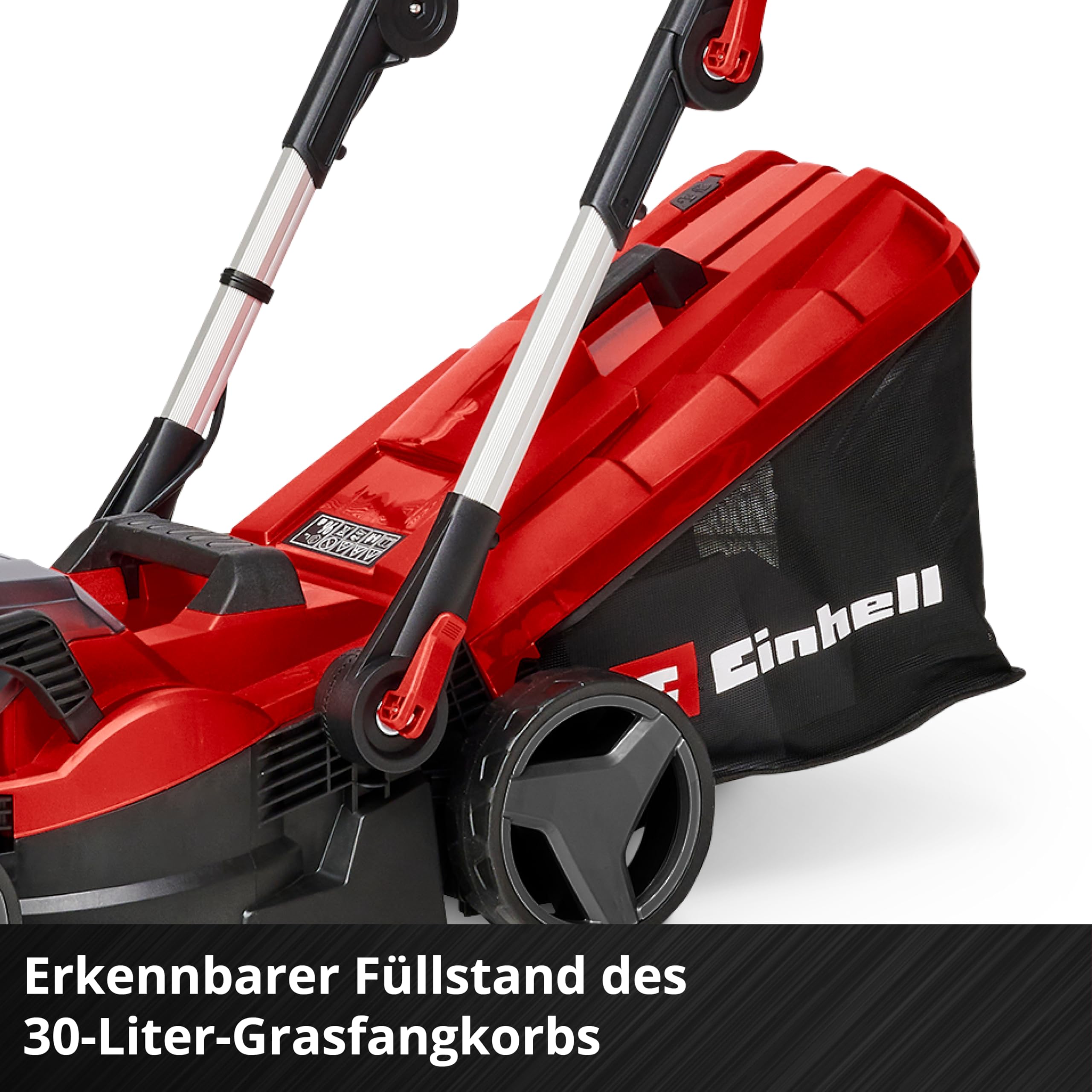 Einhell Akku-Rasenmäher GE-cm 36/34-1 Li-Solo Power X-Change (36 V, 34 cm Schnittbreite, bis 200 m², 30L Grasfangkorb, 25-65 mm Schnitthöhe, ohne Akku)