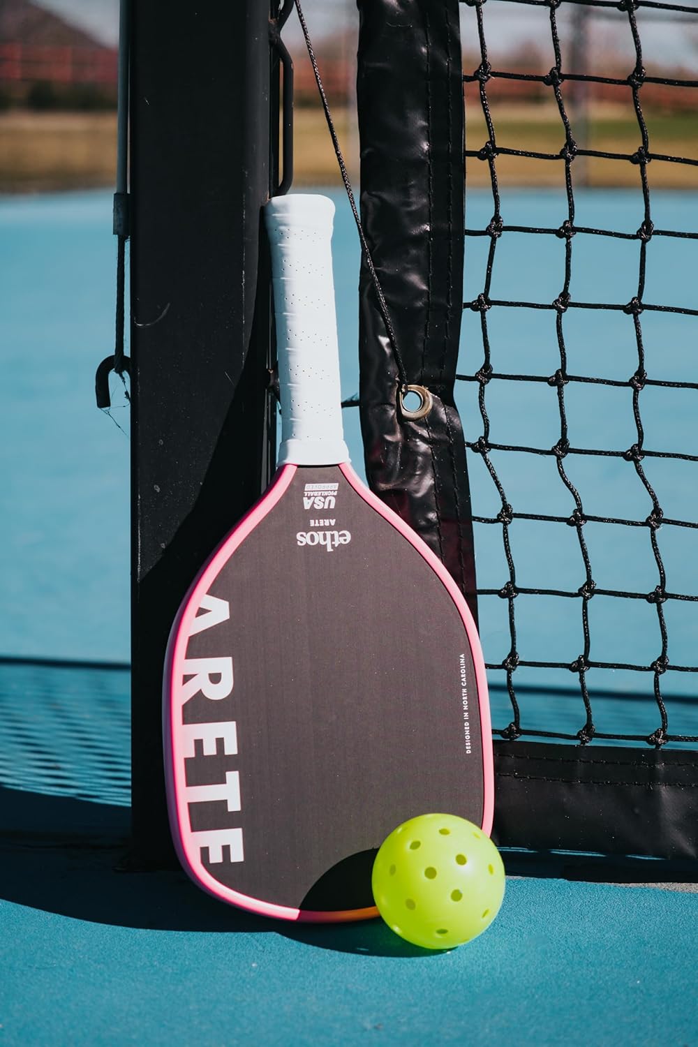 Carbon Fiber Pickleball Paddle Arete - USA Pickleball Approved for Tournament Play - Carbon Fiber Pickle Ball Racket - Maximum Spin & Controllable Power