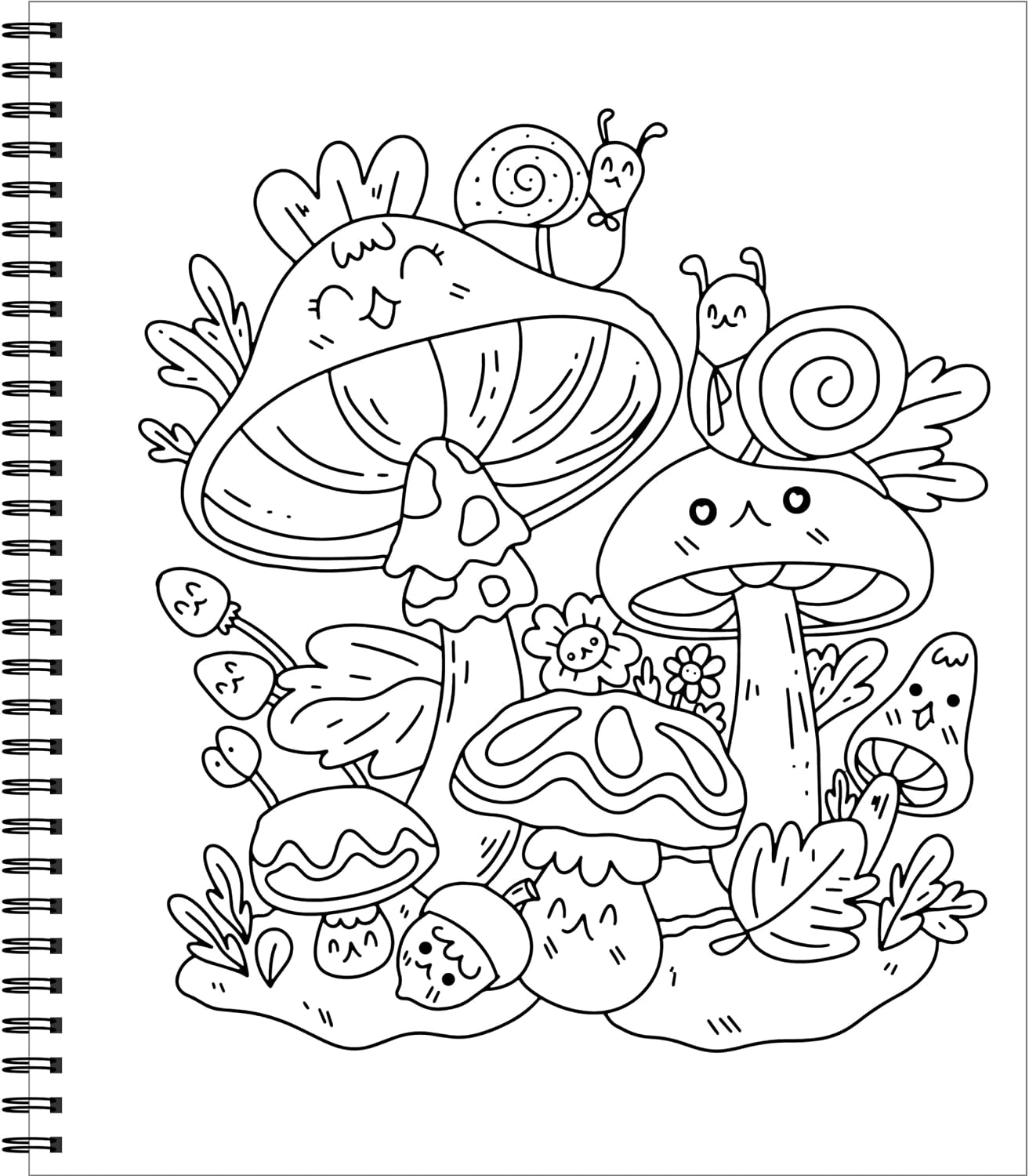 Simple and Sweet Coloring Book: Cute Forest image 4