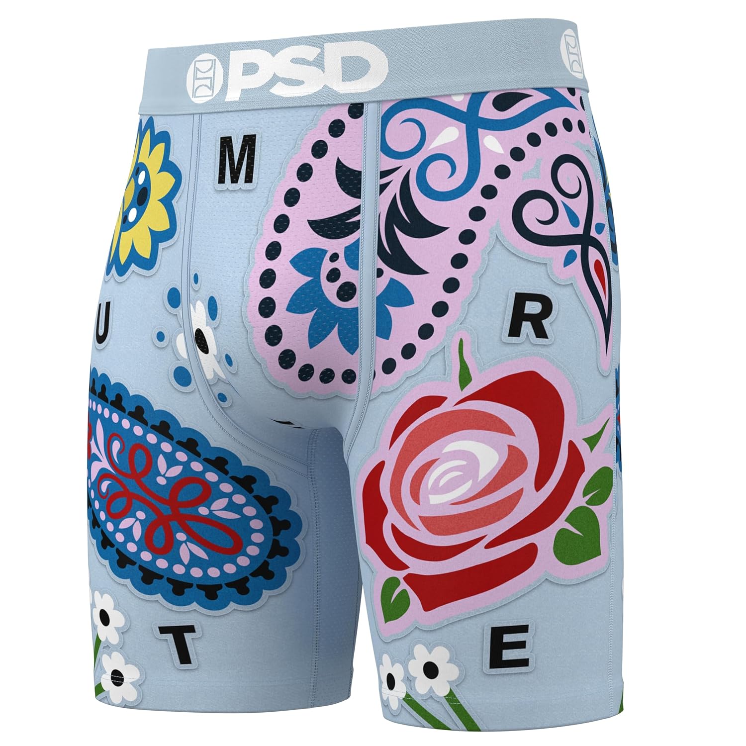 PSD Mens Muerte Boxer Briefs Multi XL