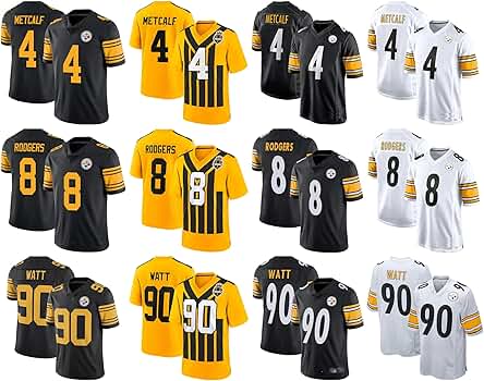 Amazon.co.jp: [HOUJOPHY] T・J・ワット ユニフォーム ピッツバーグ