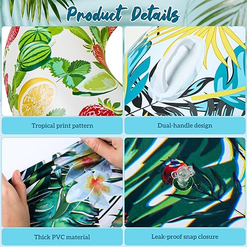 Miniatura 3 de Flotadores inflables de piscina de 47 pulgadas, tubos de piscina jumbo, anillos de piscina para adultos, verano, playa, despedida de soltera, boda,