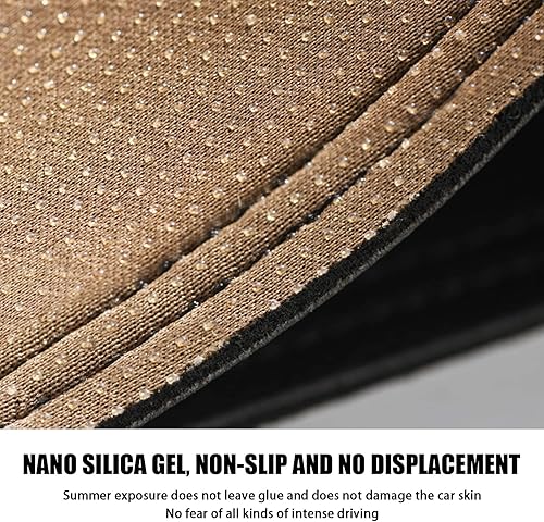 Miniatura 6 de QPWOXIA Tapete para cubierta de tablero compatible con Kia CeratoForte  K3 2013-2018 con conducción por la izquierda