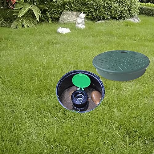 Miniatura 3 de 2 piezas de tapa de caja de válvula ID 5.5" OD 6" cubierta de riego de repuesto cubierta de riego de tierra