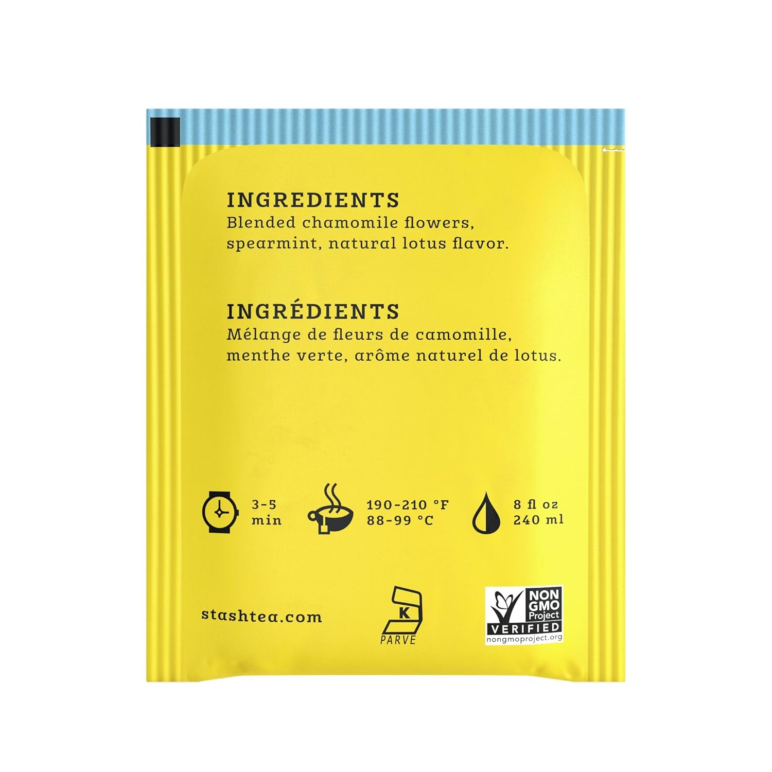 Stash Tea Chamomile Nights Herbal Tea, Box of 100 Tea Bags (Packaging May Vary)