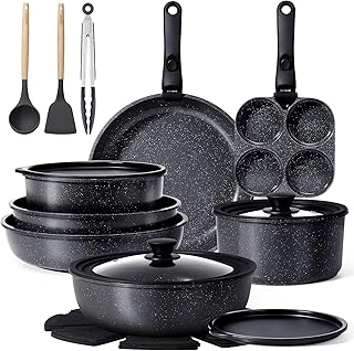 GiPP Ceramic Coating Pots and Pans Set Non Stick