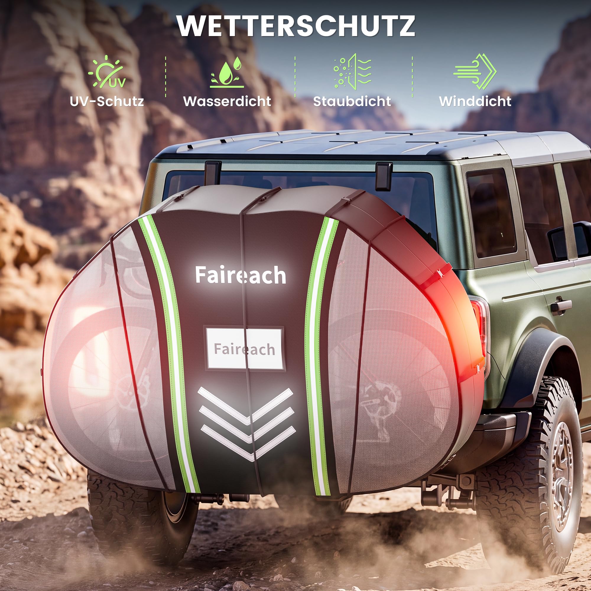 800D Fahrradabdeckung Heckträger für 2 Fahrräder Wasserdicht Winddicht | 203x90x127cm, Rücklicht & Kennzeichen Sichtbar, Reißfestigkeit, mit two 6m Elastisch Seil und Aufbewahrungstasche