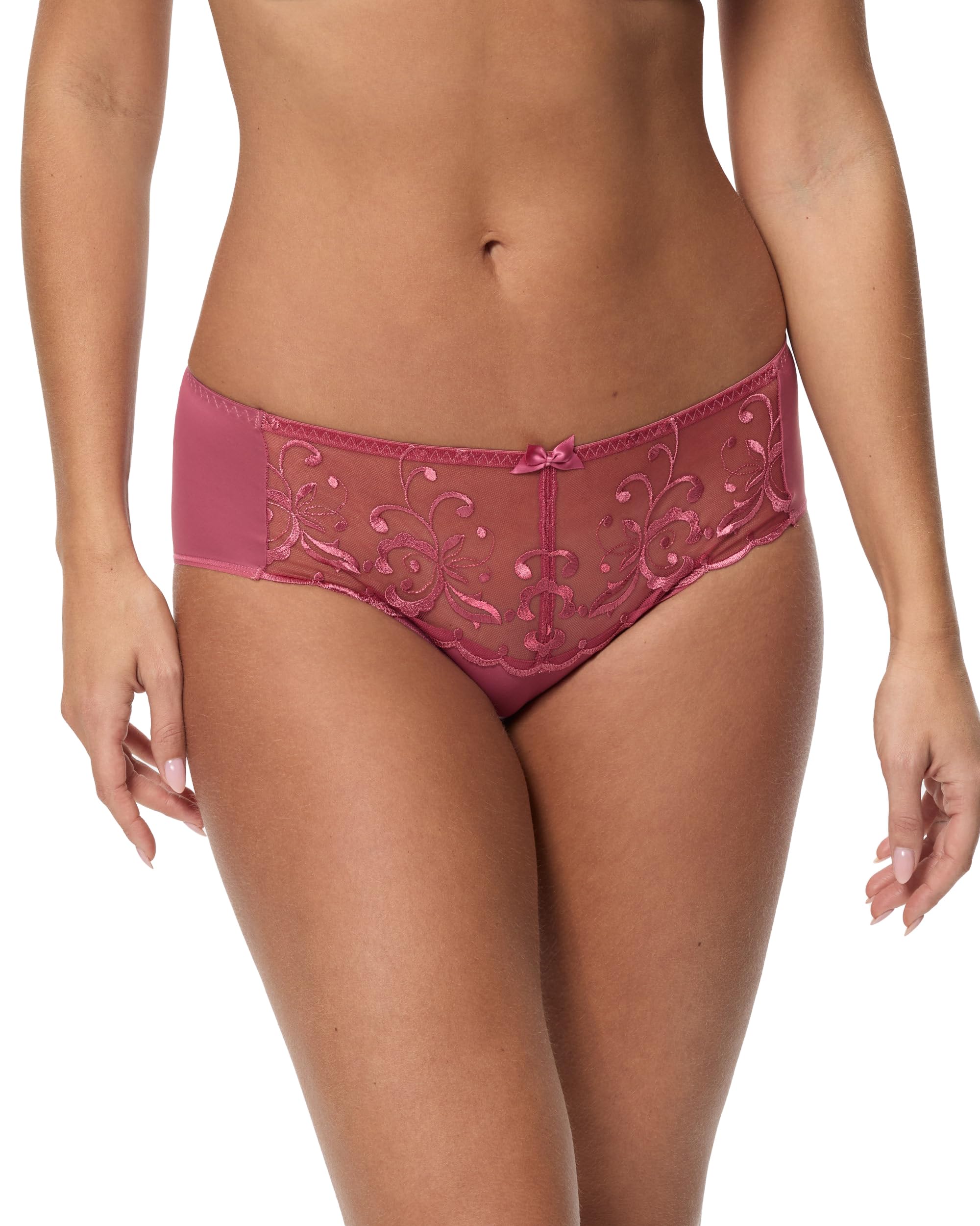 Playtex Brief Woman Essential Elegance Embroidery Brief x1, Pink, S