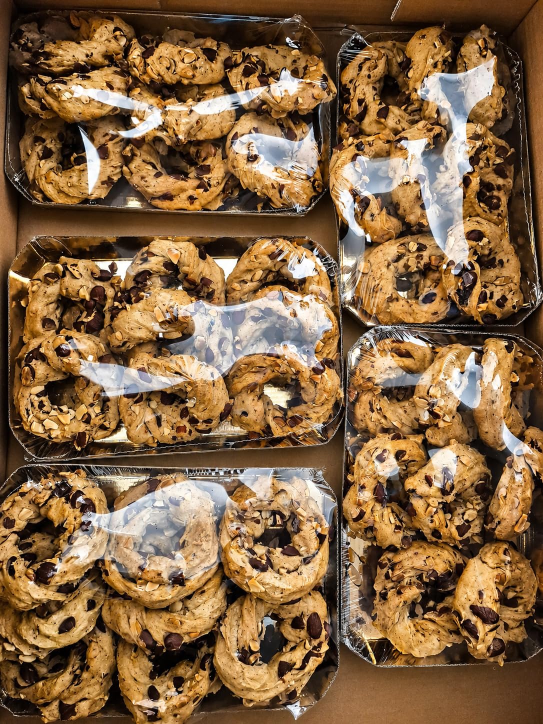Taralli Extra Mandorlati Artigianali Con 48% Mandorle Croccanti Da Forno Disponibili Nei Formati 500g E 2,5kg Snack Tradizionale Italiano Aperitivo (2,5 kg (5 confezioni da 500 g ciascuna))