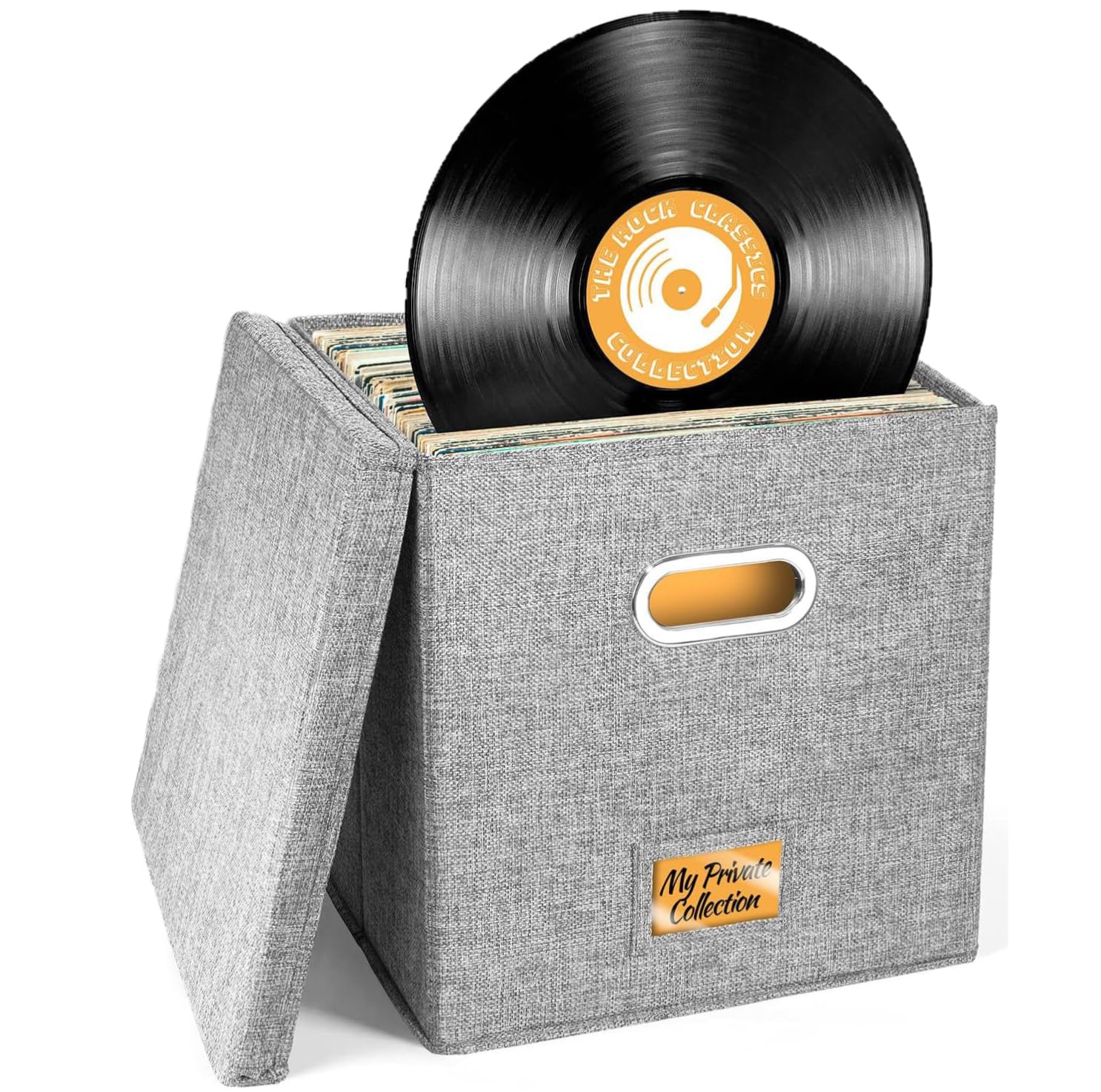 Caja de almacenamiento de discos de vinilo: dile adiós al desorden con este organizador plegable
