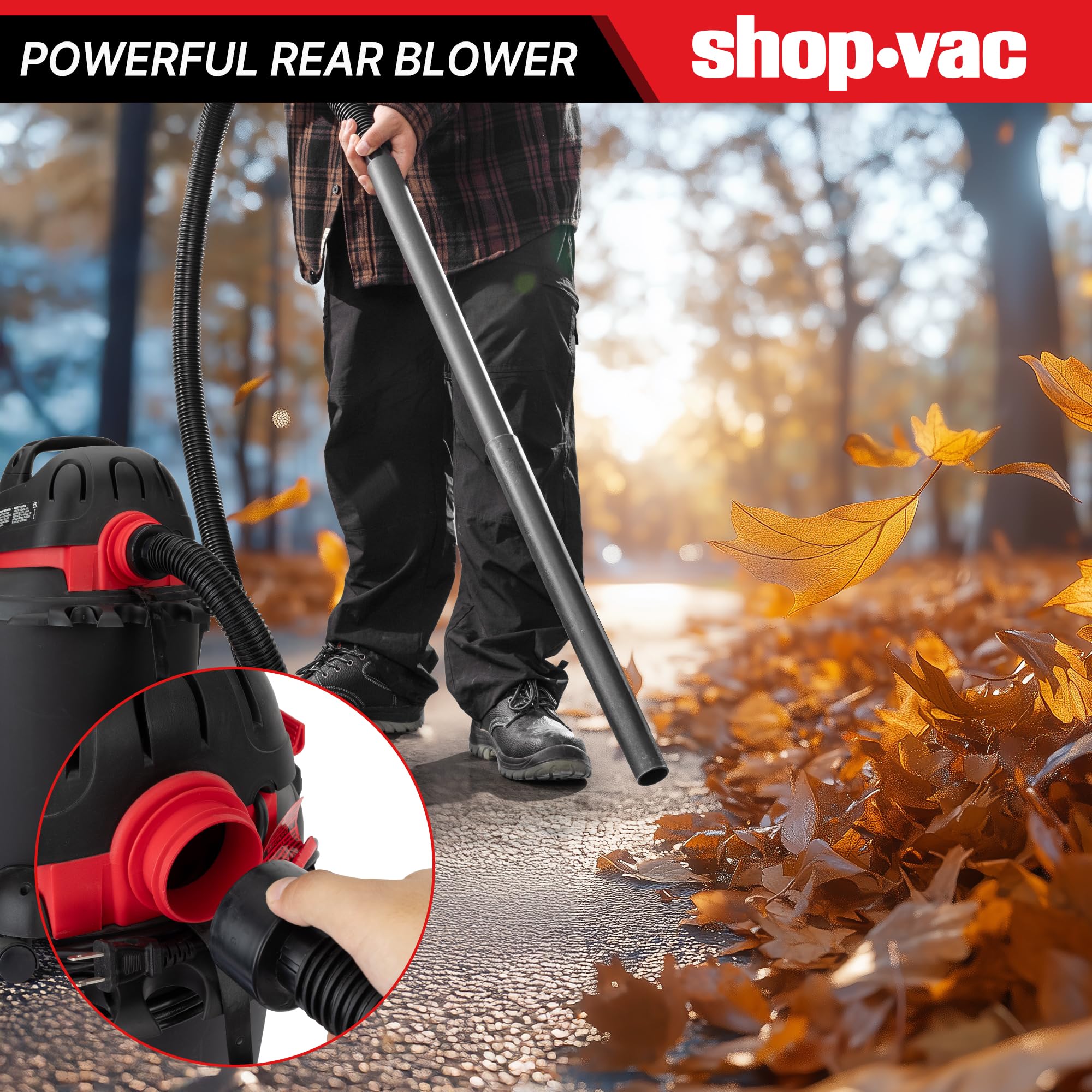 Shop-Vac 6 Gallon Wet/Dry Vacuum - Powerful & Versatile -7